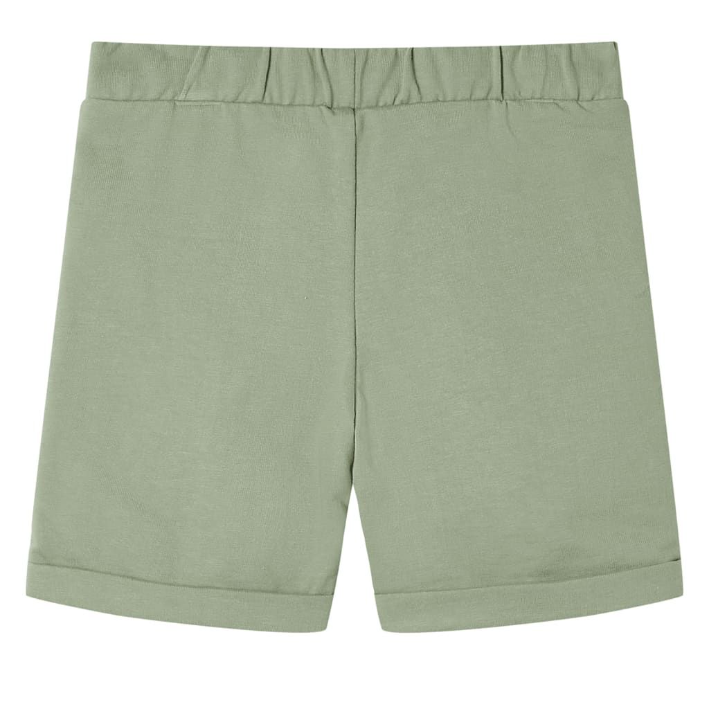 Pantaloncini per Bambini con Coulisse Cachi Chiaro 116 vidaXL