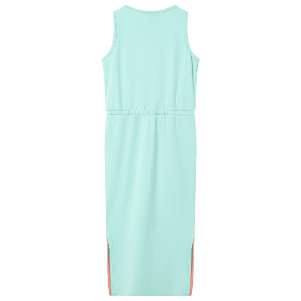 Abito da Bambina con Coulisse Menta Chiaro 92 vidaXL