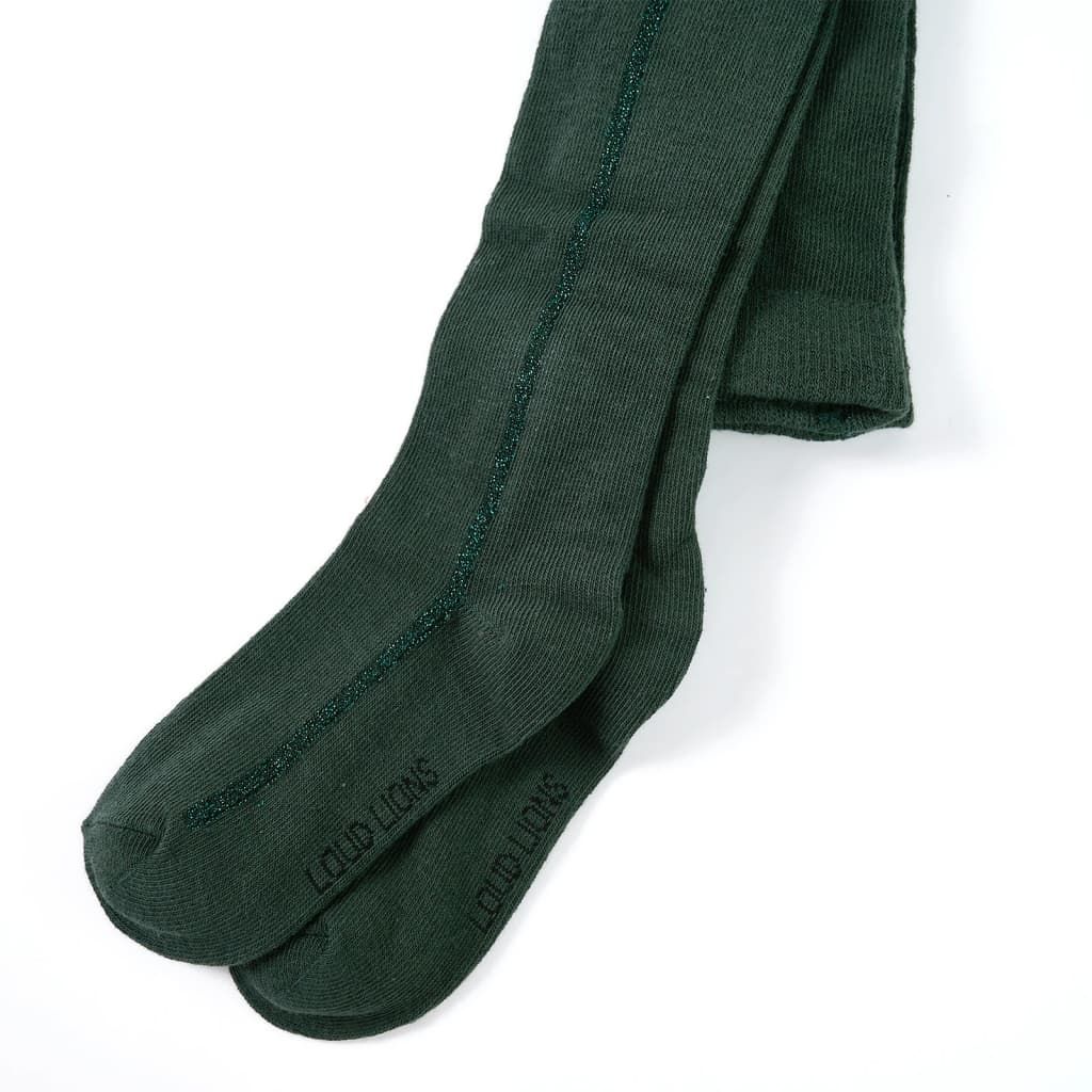 Calzamaglia per Bambini Verde Scuro 104 vidaXL
