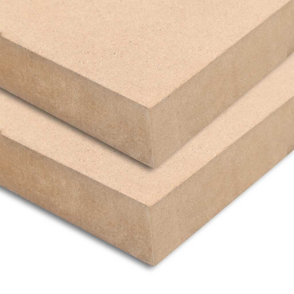 Pannelli in MDF 2 pz Rettangolari 120x60 cm 25 mm vidaXL
