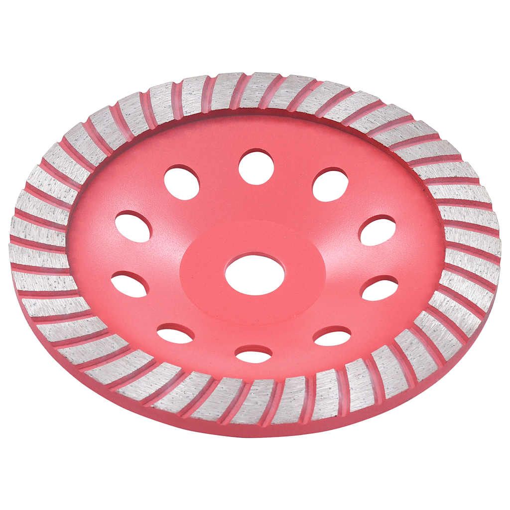 Disco da Taglio a Tazza Diamantato con Turbo 180 mm vidaXL