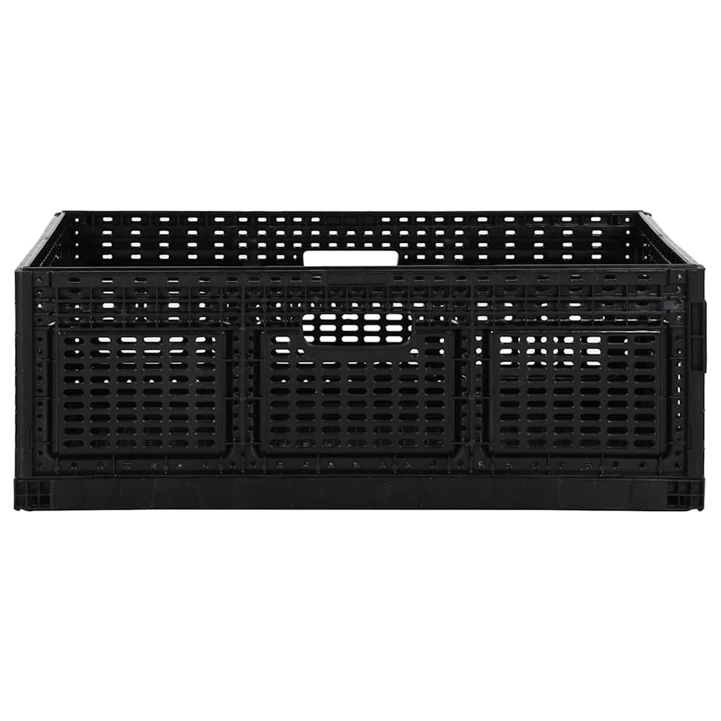 Scatola Pieghevole 60x40x22 cm Nero 46 L vidaXL
