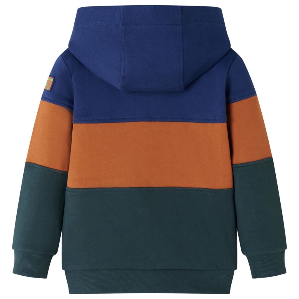 Felpa con Cappuccio e Cerniera per Bambini 116 vidaXL