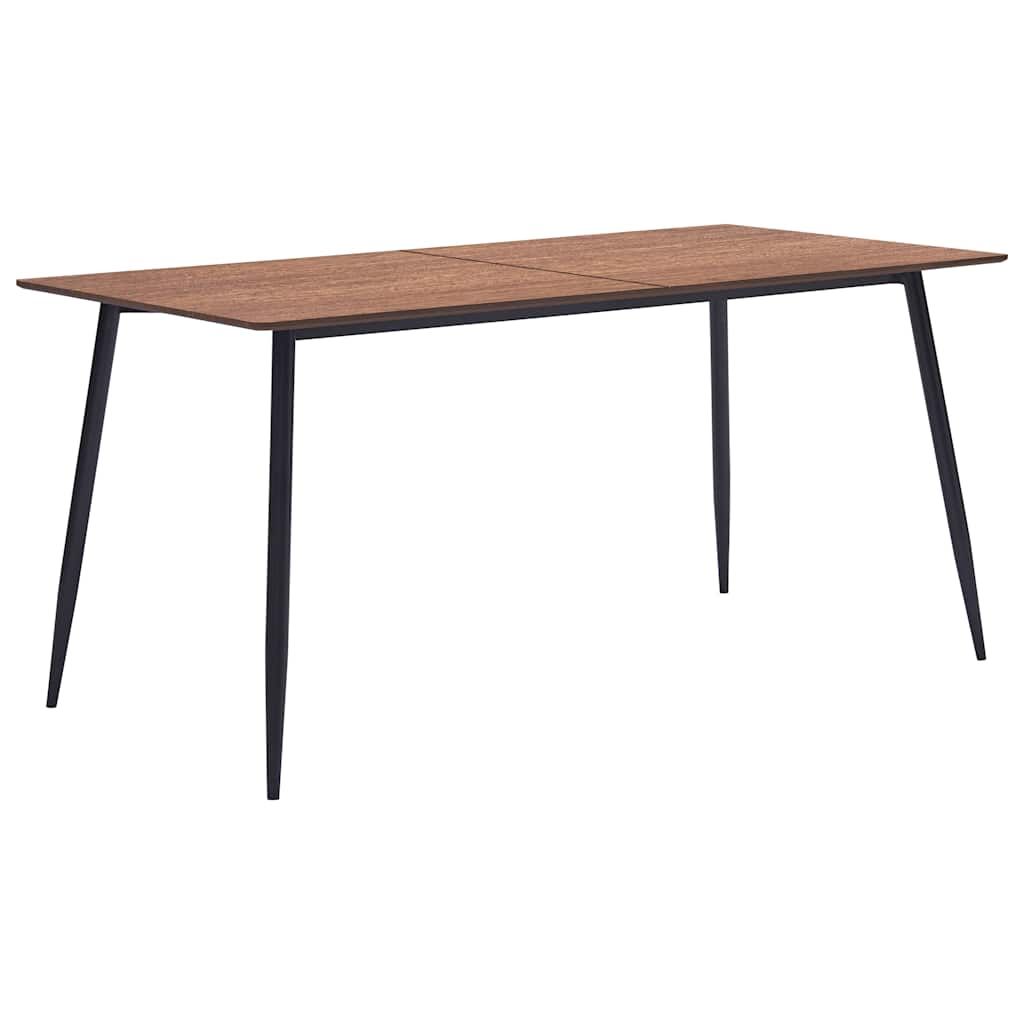 Set Sala da Pranzo 9 pz in Similpelle Marrone vidaXL