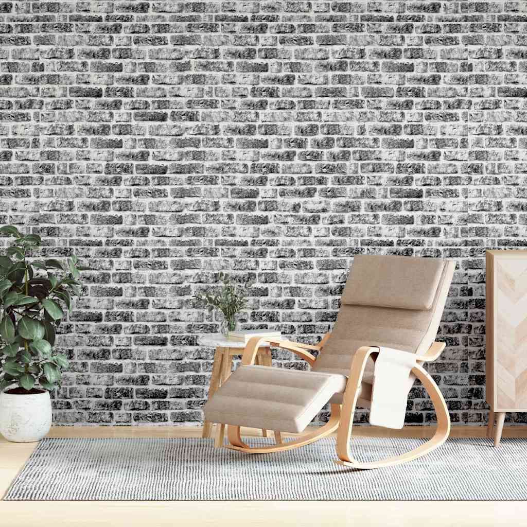 Pannelli Murali 3D con Mattoni Grigio Scuro 10 pz EPS vidaXL