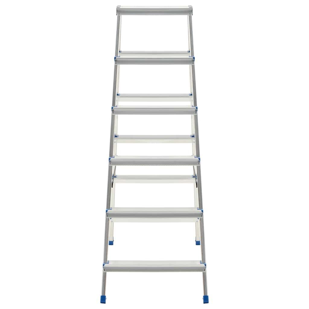 Scala Doppia in Alluminio a 6 Gradini 136 cm vidaXL