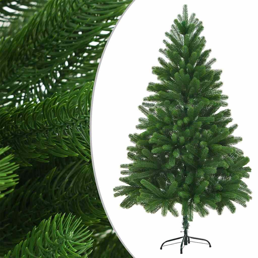 Albero di Natale Preilluminato con Palline Verde 180 cm vidaXL
