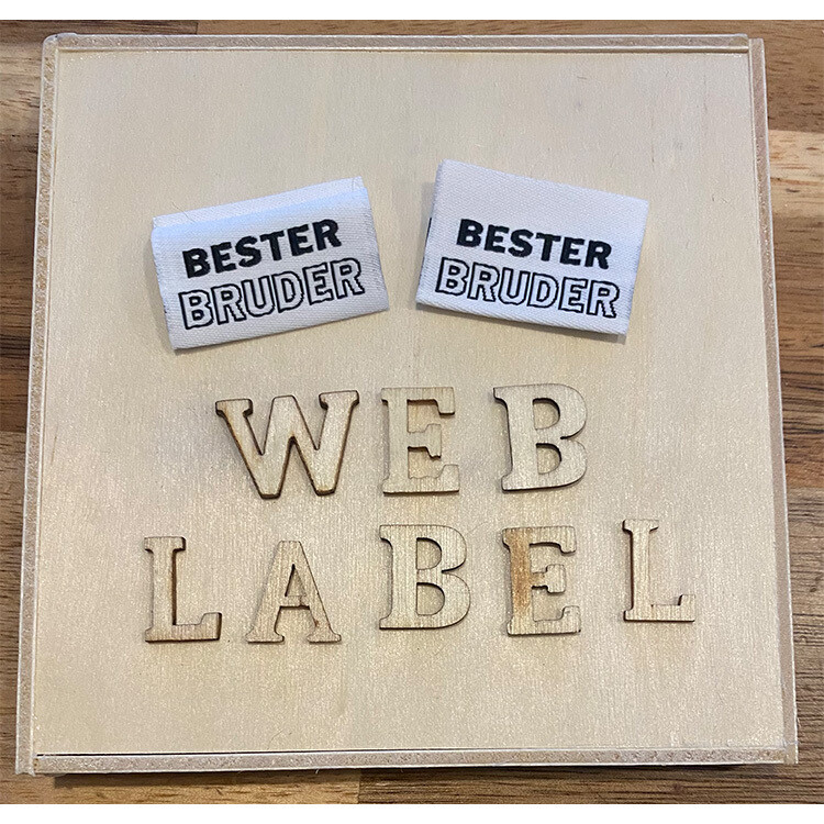 Web Label - Bester Bruder 2x3cm