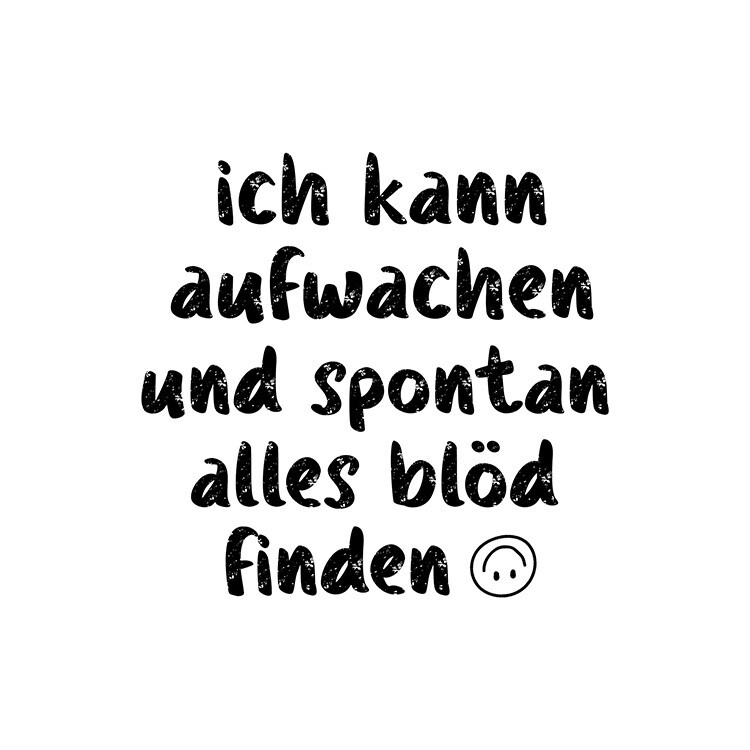 Bügelbild Alles Blöd 10x10cm
