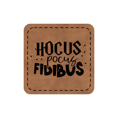 Bügelbild Label Hocus Pocus
