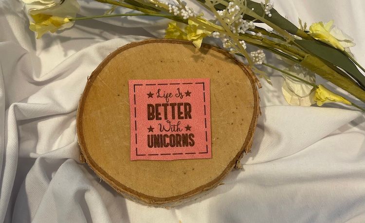 Lederlabel Unicorn