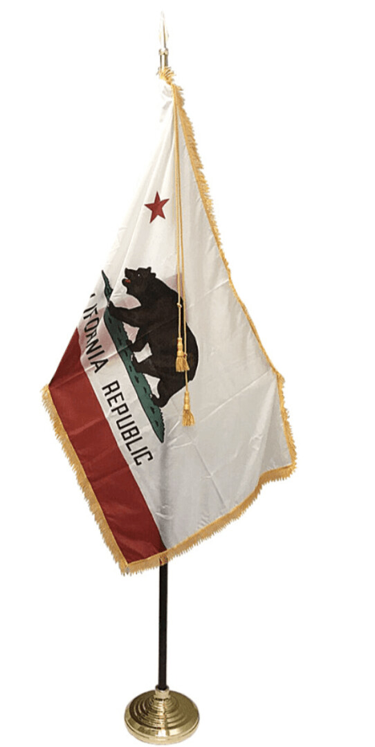 California Indoor Flag Set