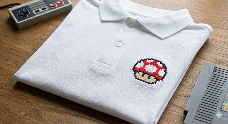 Video Game Mushroom Polo