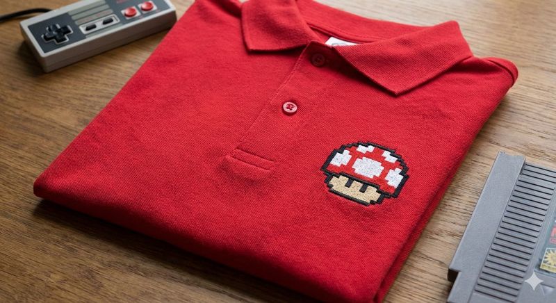 Video Game Mushroom Polo