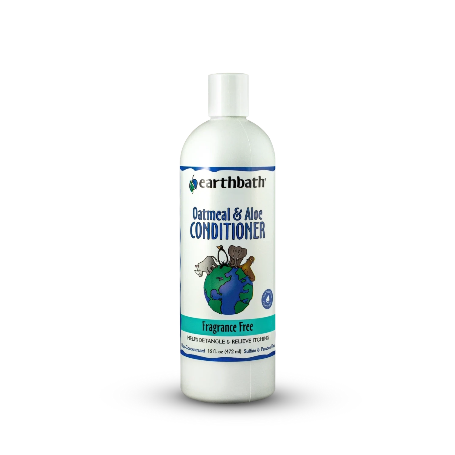 Earthbath - Oatmeal &amp; Aloe Fragrance Free Conditioner 16oz