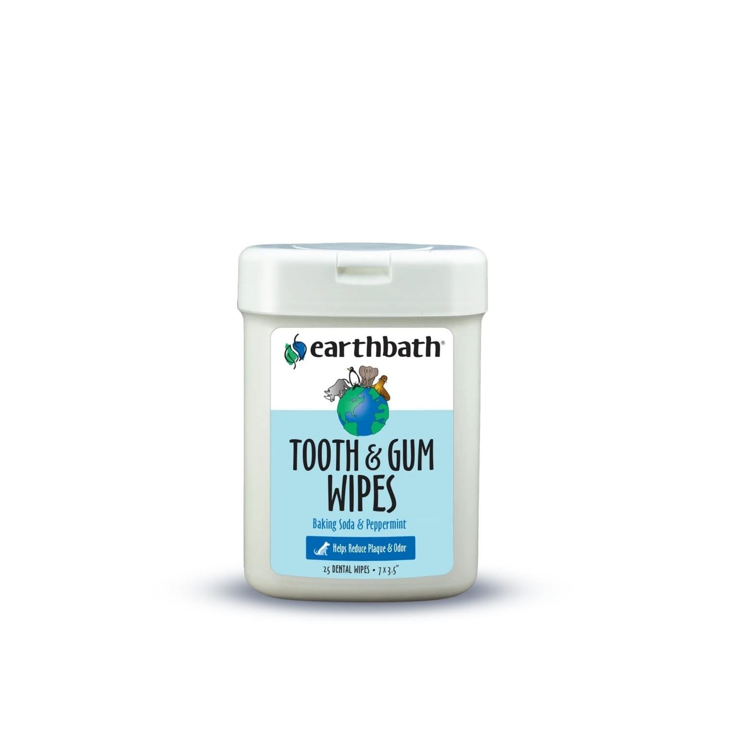 Earthbath - Tooth &amp; Gums Wipes 25ct