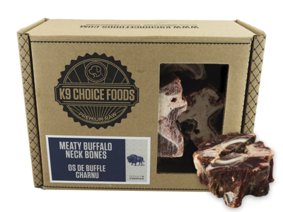K9 Choice - Boxed Buffalo Neck Bones 3lb