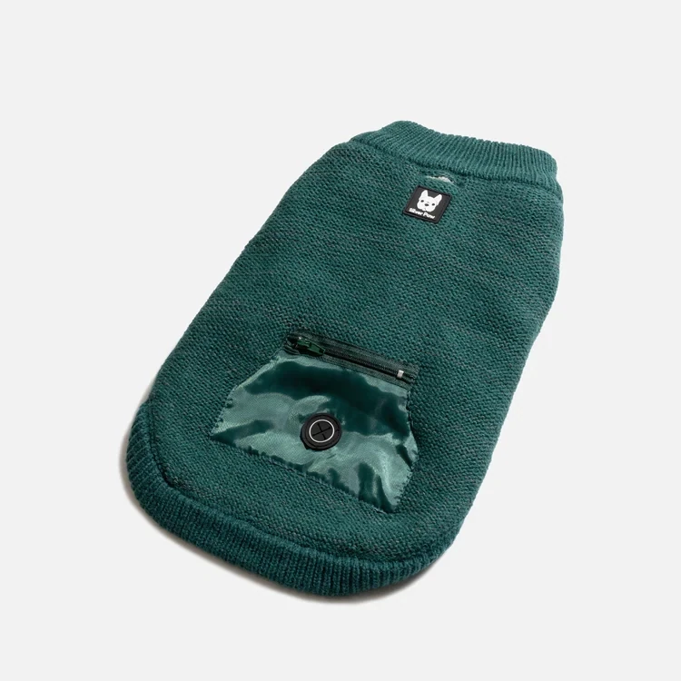 Silver Paw - James Sweater - Teal Large