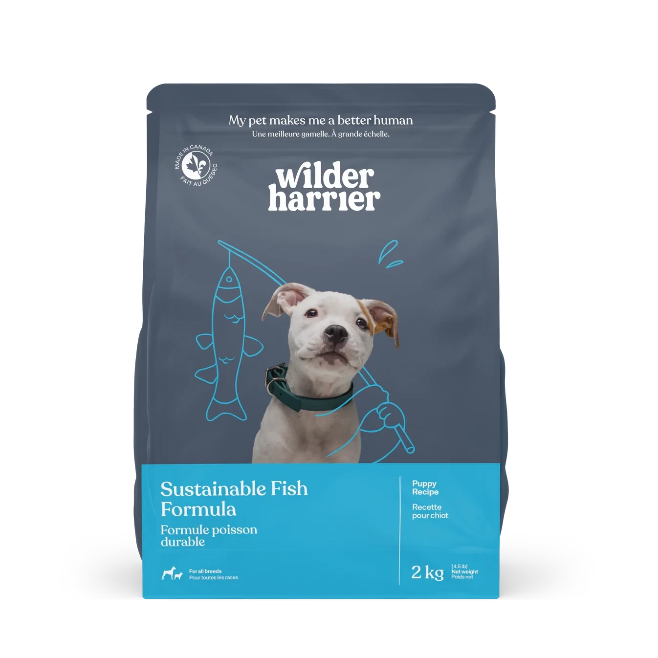 Wilder Harrier - Sustainable Fish Kibble - Puppy 2kg