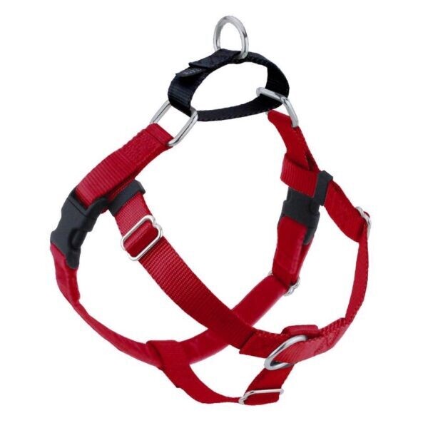 2 Hounds - Freedom Harness - 5/8in Med - Red