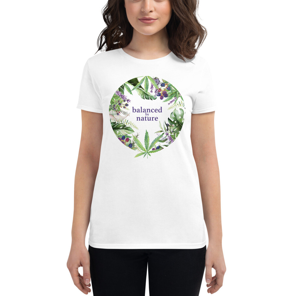 Women's "Balanced by Nature" Short Sleeve T-Shirt