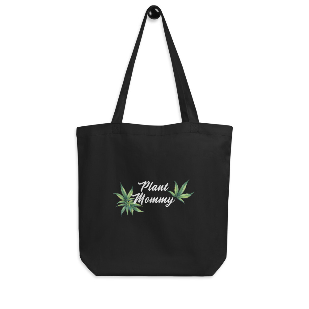 Black "Plant Mommy" Eco Tote Bag