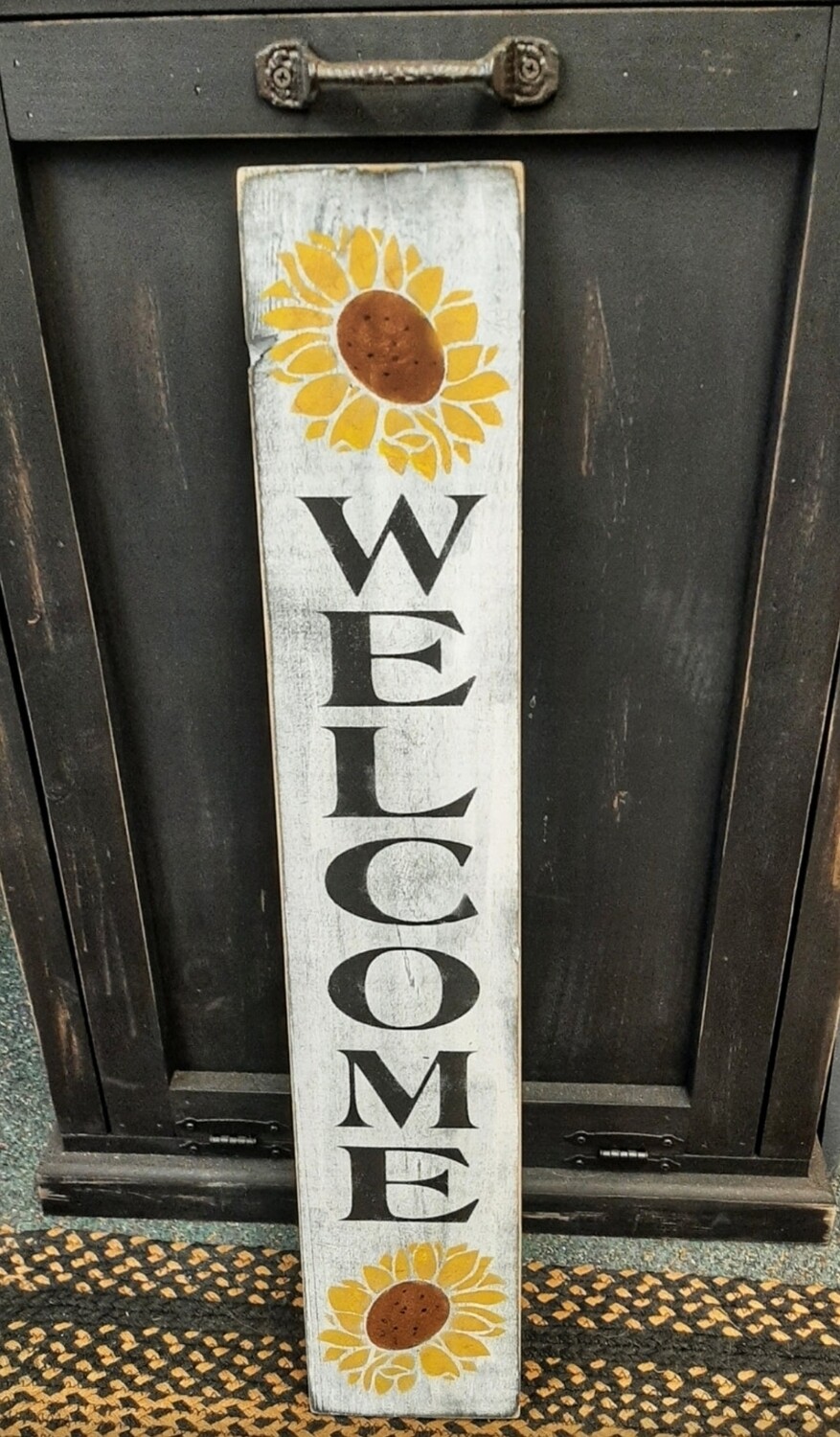 Sunflower Welcome Sign