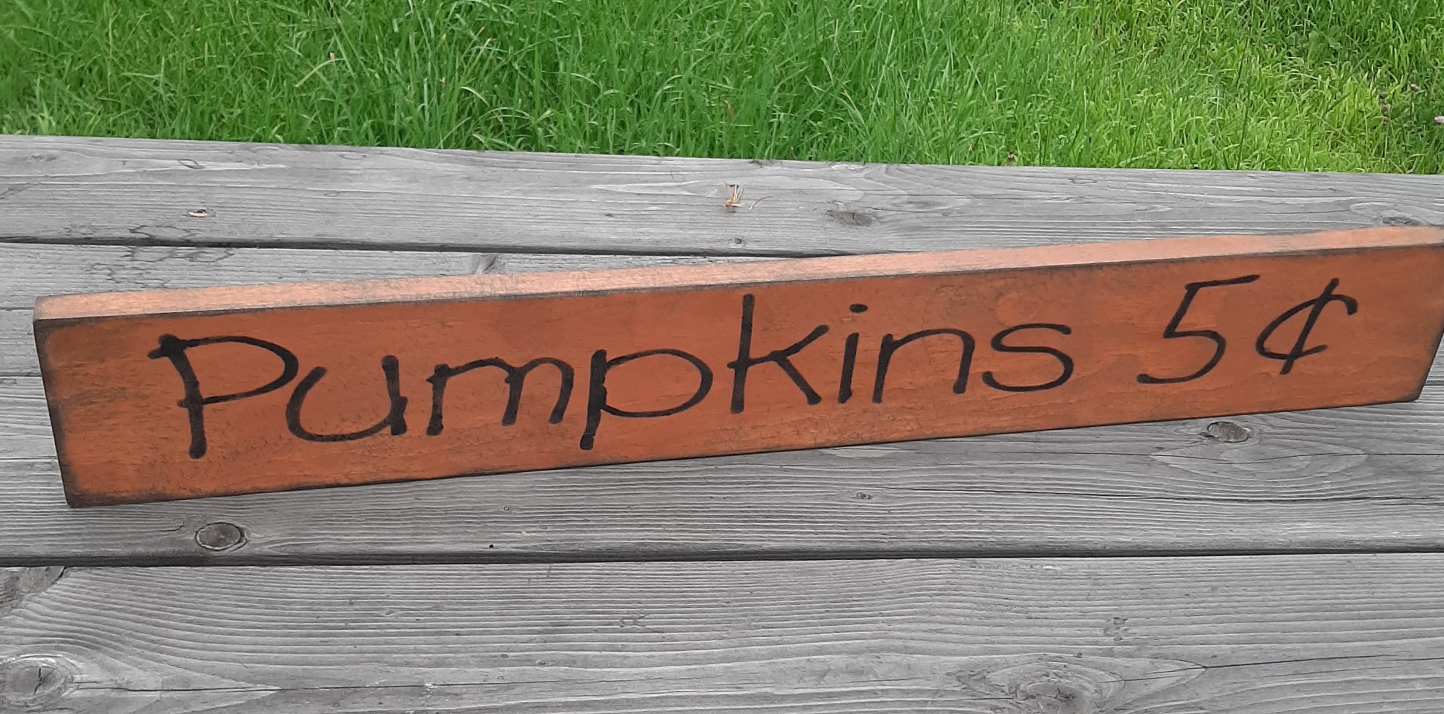 Primitive Pumpkins 5 Cents