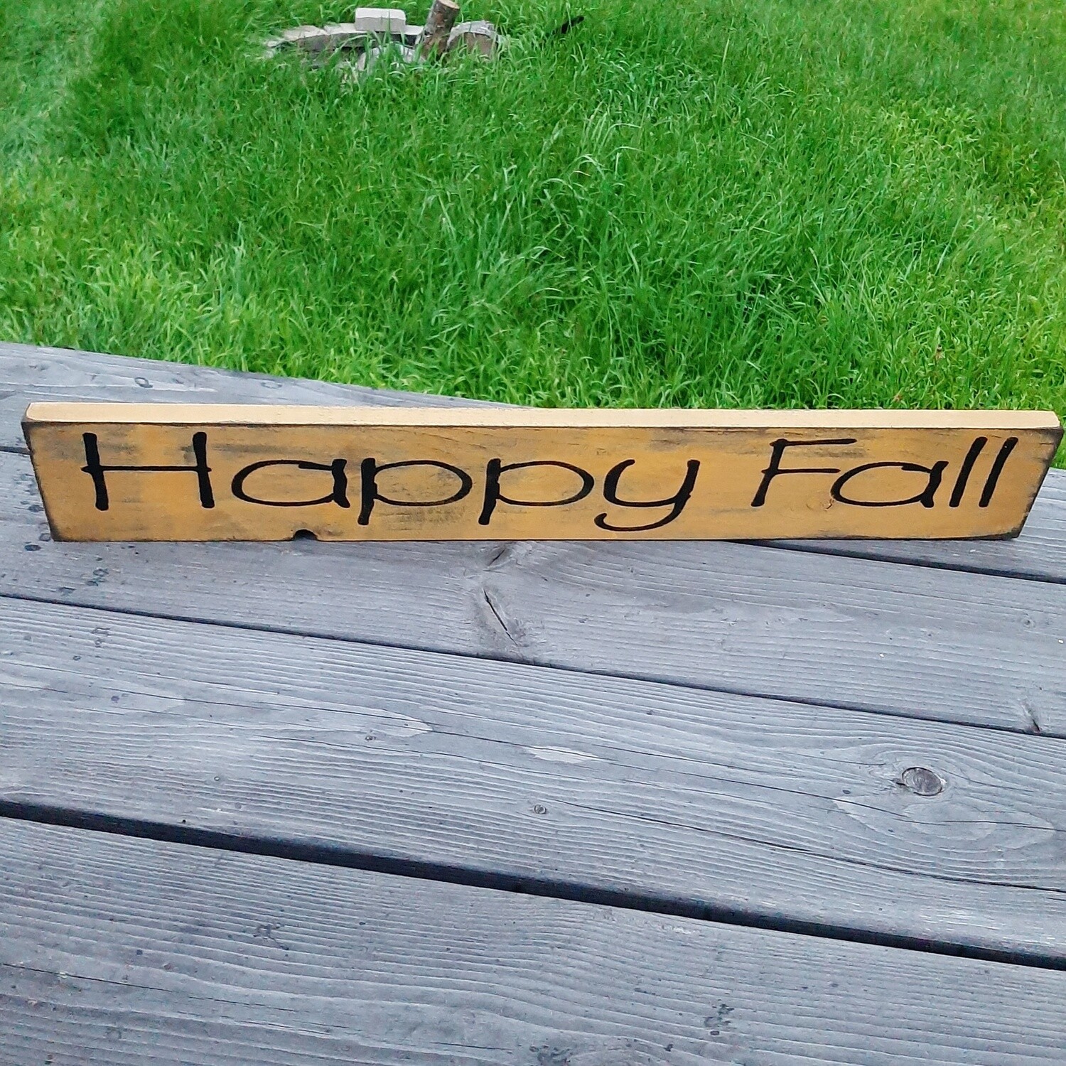 Happy Fall Primitive Sign