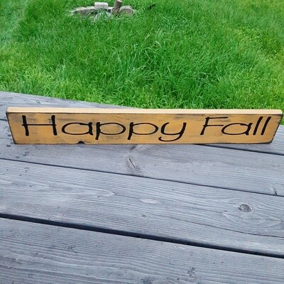 Happy Fall Primitive Sign Happy Fall Primitive Sign