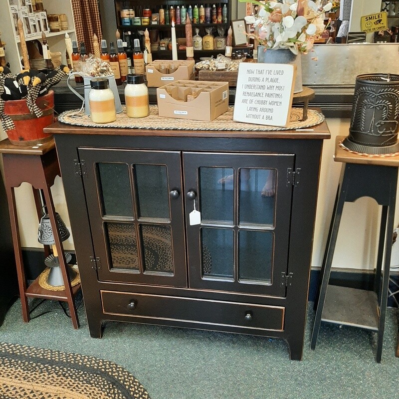 2 Glass Door Cabinet