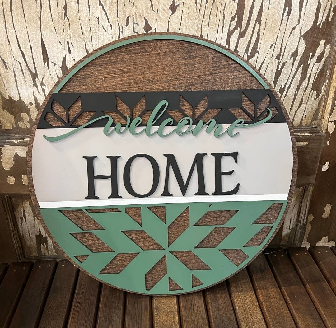 Welcome Home Door Hanger