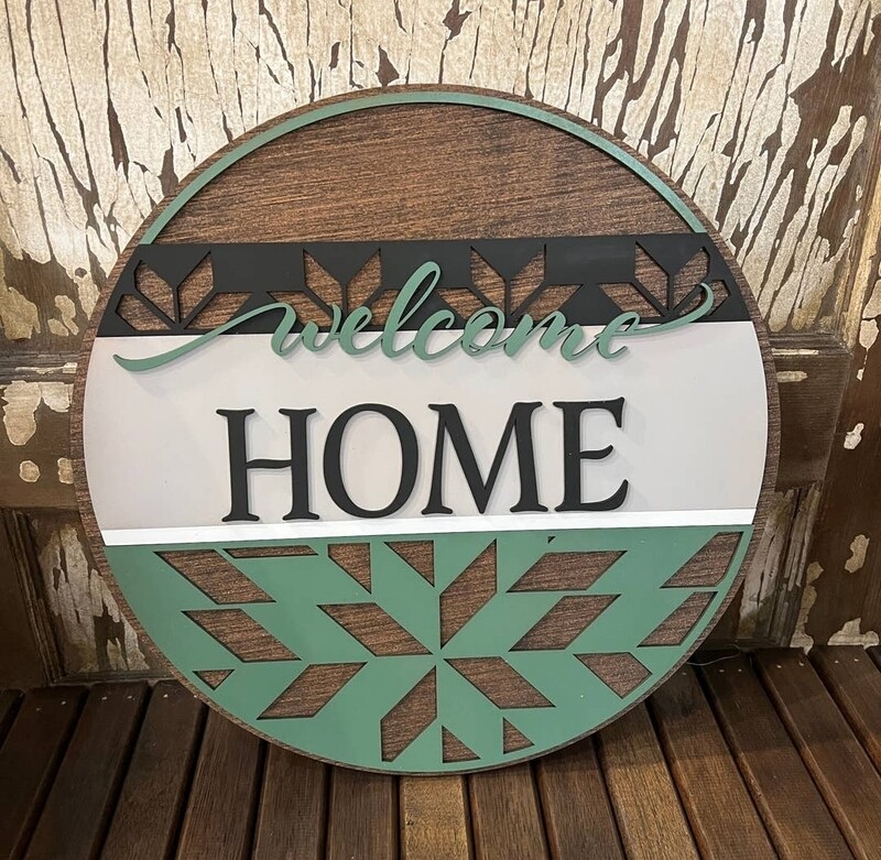 Welcome Home Door Hanger