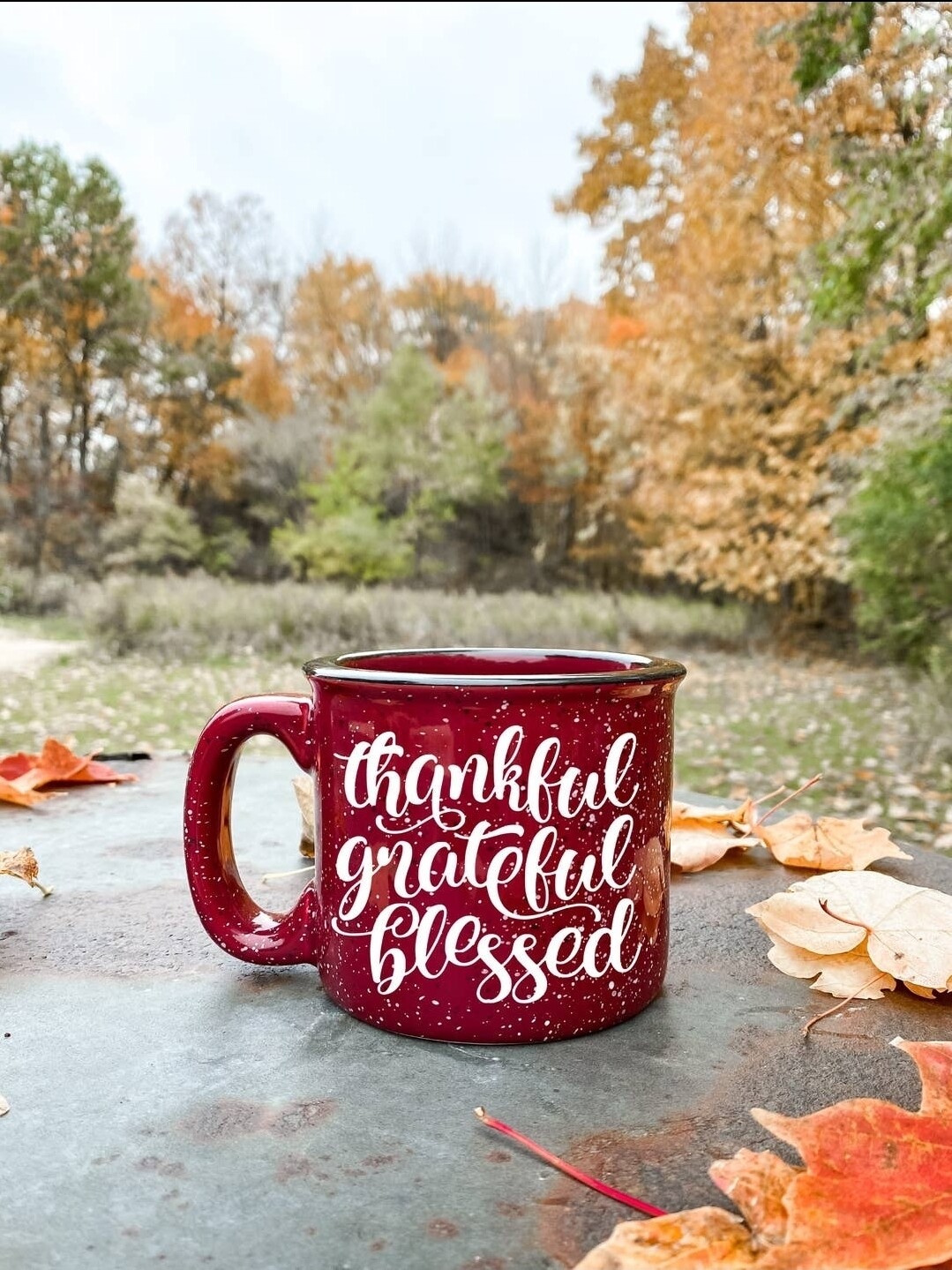 Thankful Grateful Blessed Mug