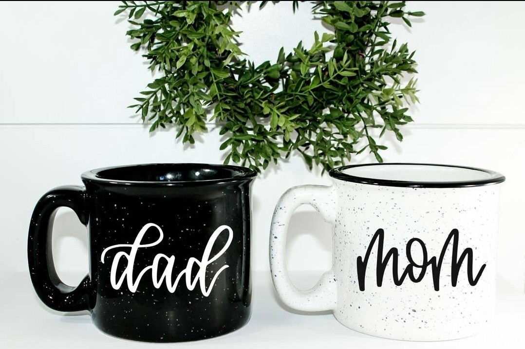 Mom and Dad Mug Set