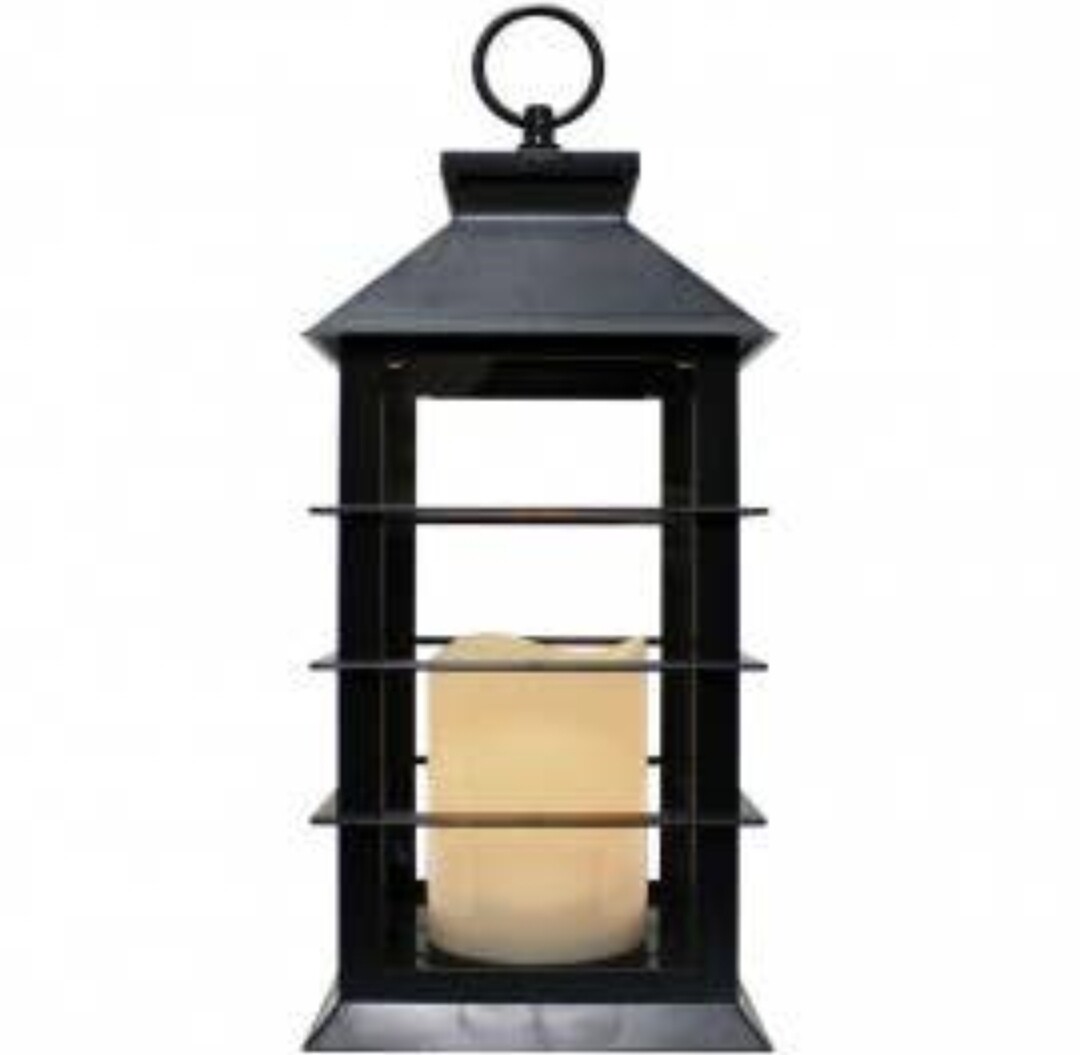 Black LED Lantern
