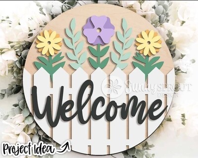 Welcome Fence Door Hanger Kit