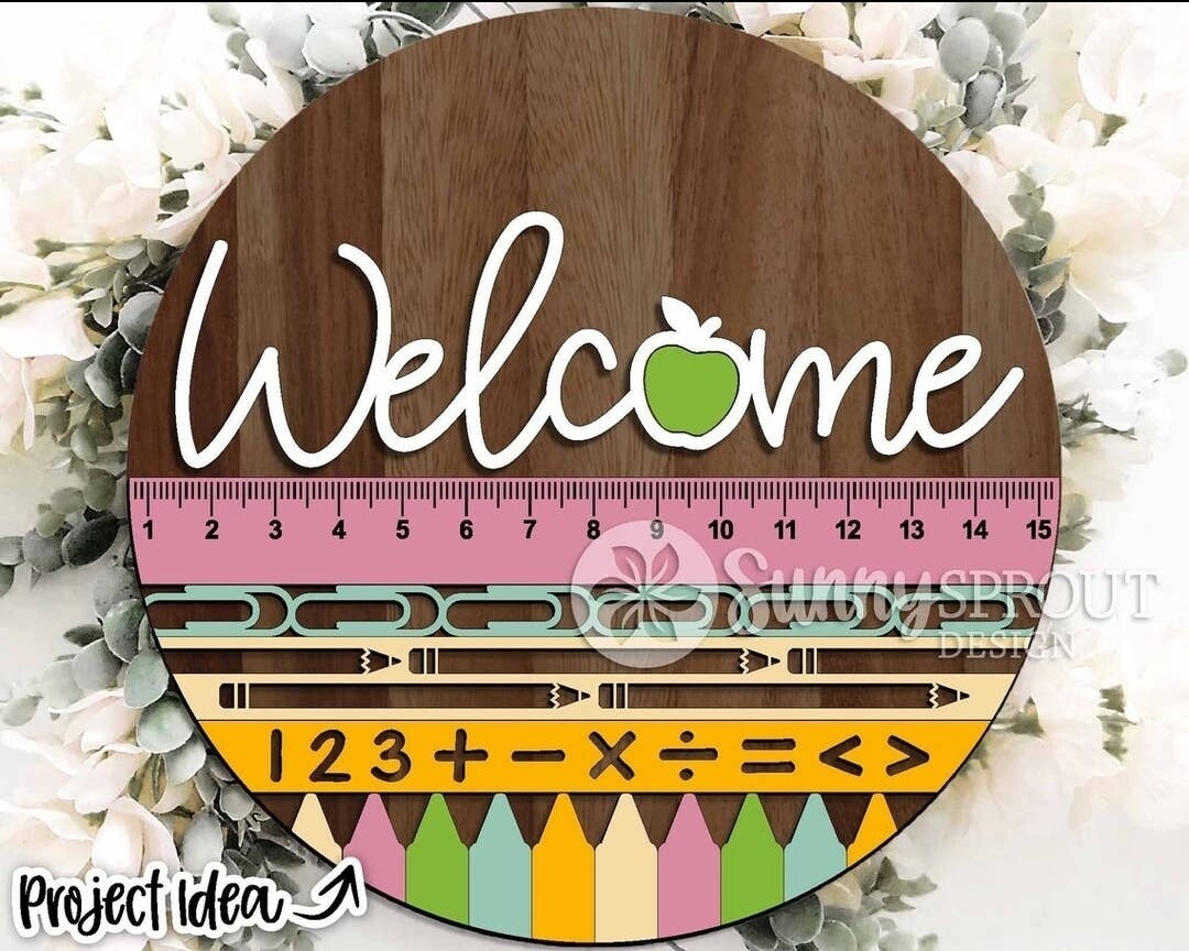 Welcome Classroom Door Hanger Kit