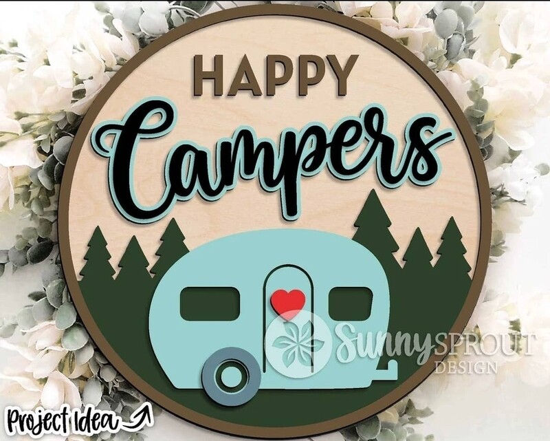 Happy Campers Door Hanger Kit