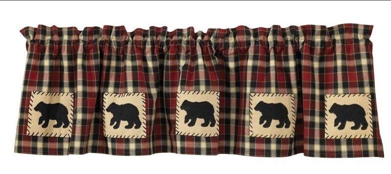 Concord Bear Lined Valance