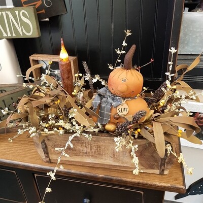 Pumpkin Fall Centerpiece