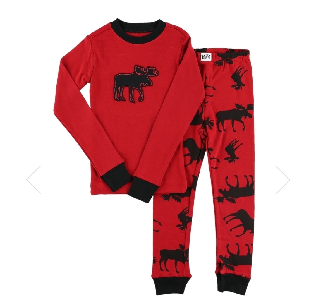 Moose Pajama Set