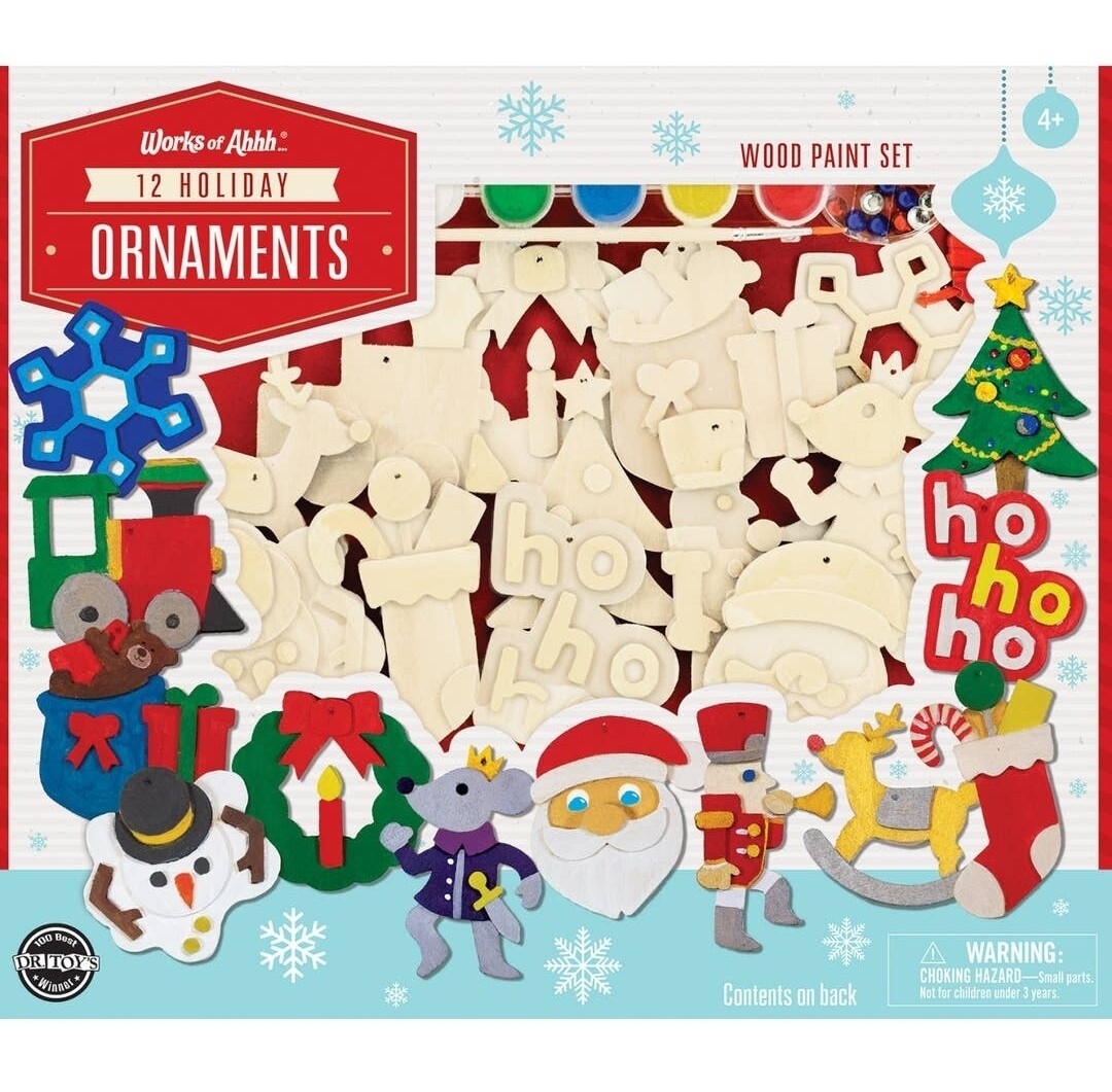 12 Holiday Ornament Decorating Kit