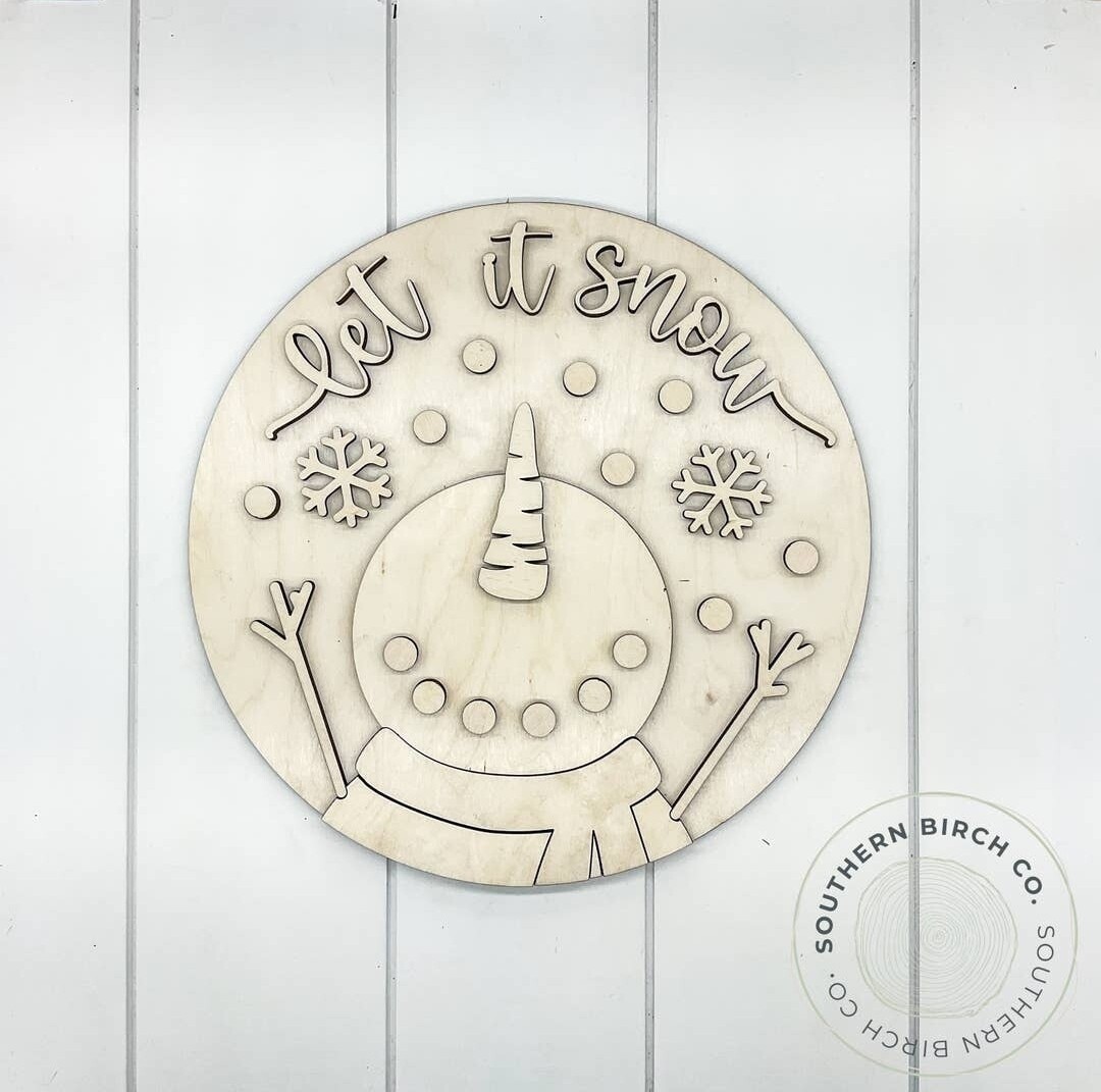 Let it Snow Snowman