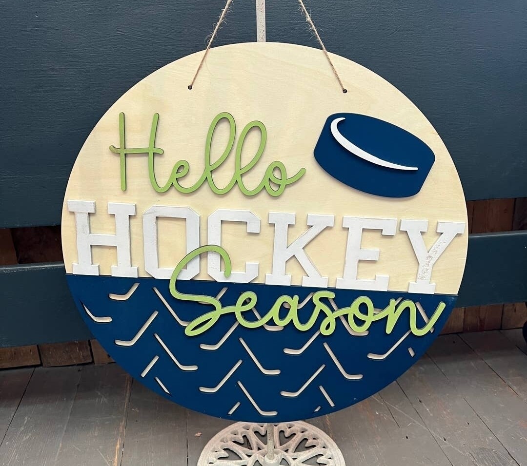 Hockey Door Hanger