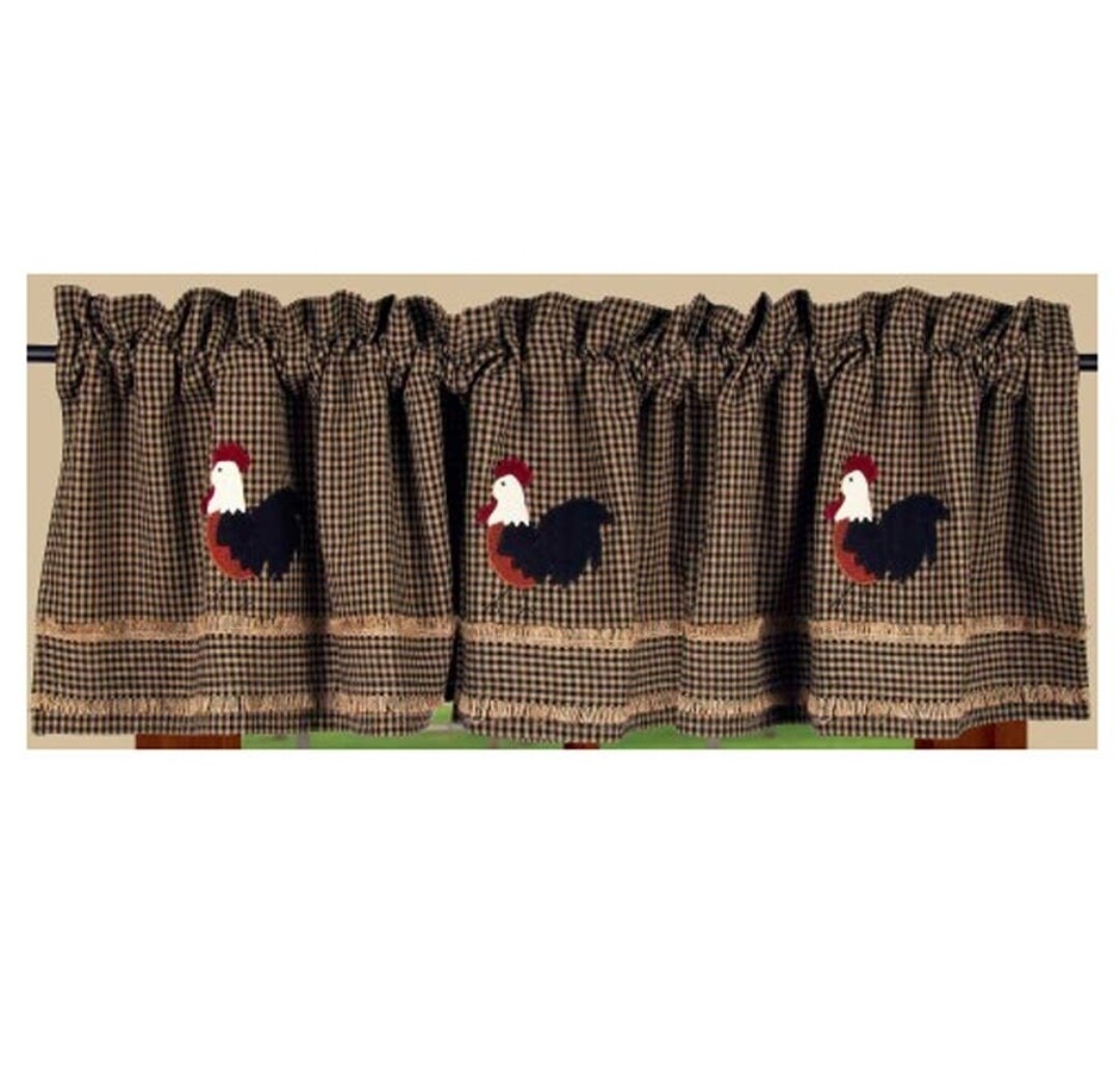 Rise and Shine Rooster Valance