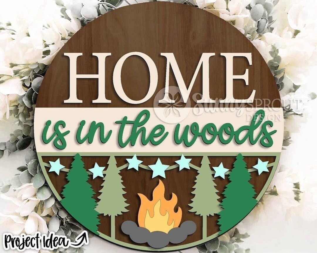 Home Is In The Woods DIY Kit