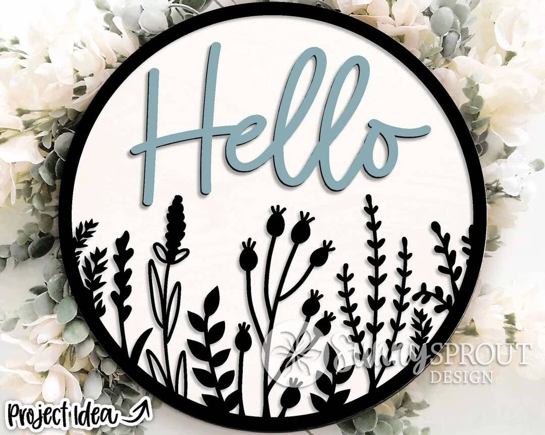 Hello with Flowers DIY Kit