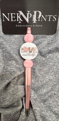 Silicone Beaded Pen