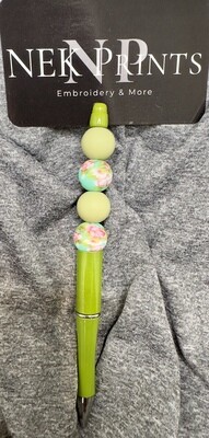 Silicone Beaded Pen